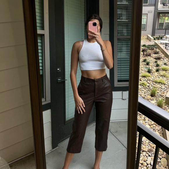 Babaton Pants - Babaton faux leather pants